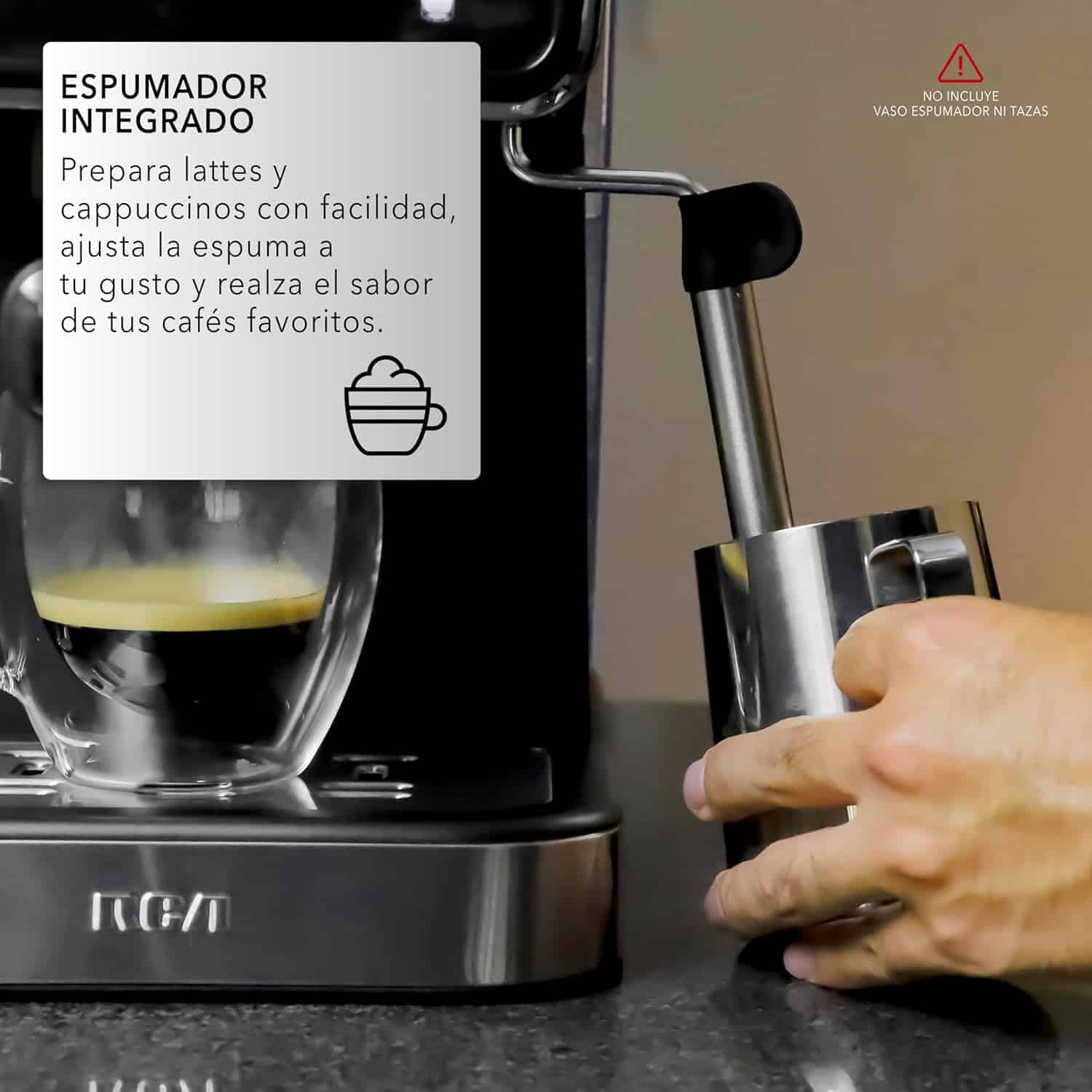 Cafetera con Molino RCA RC-CAF5-6