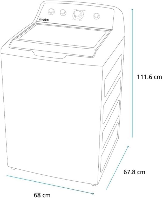 Lavadora MABE LMA72215WBAB-03