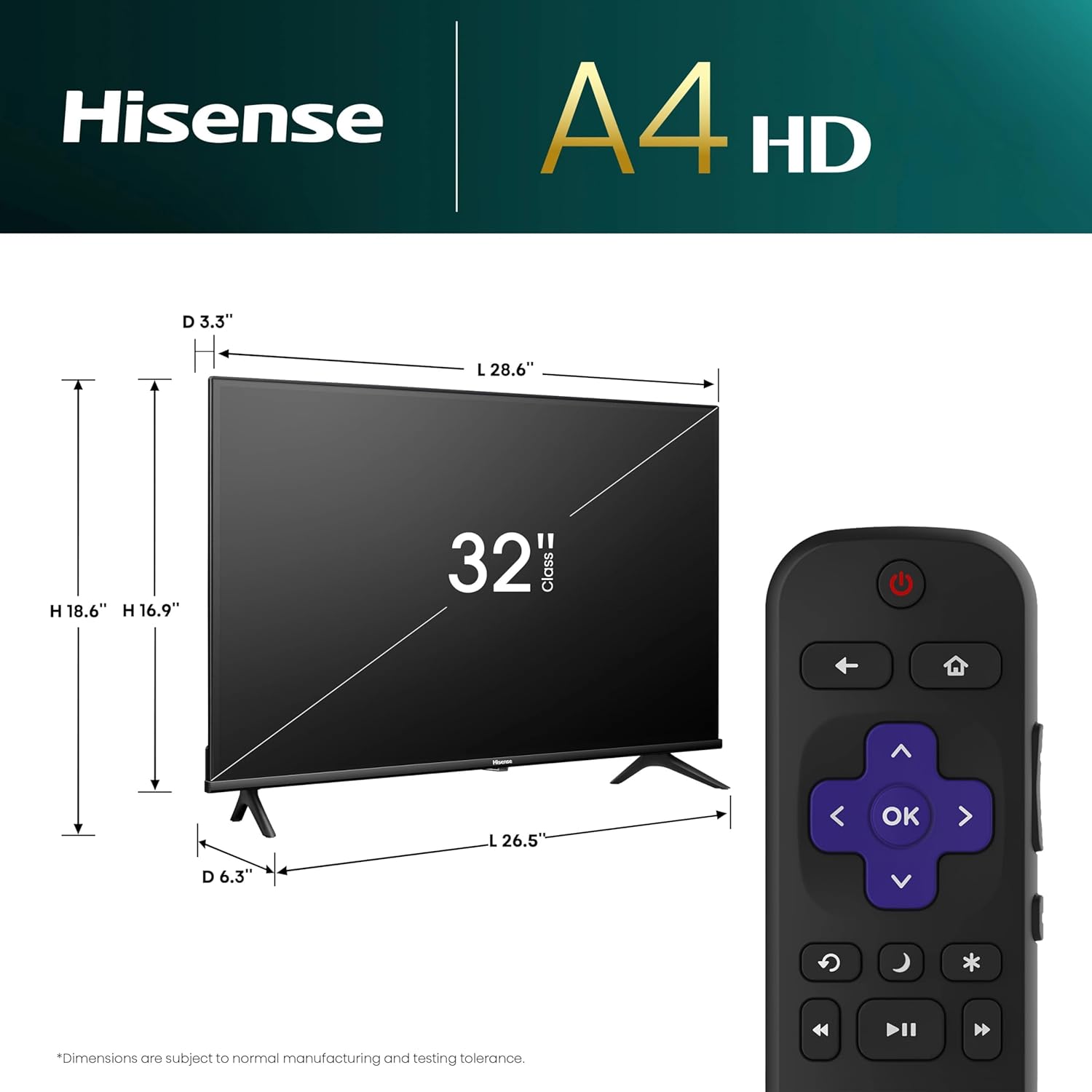 Pantalla Hisense 32A4HNR-2