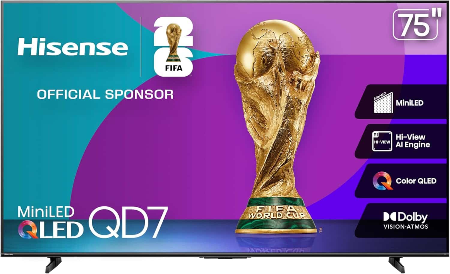 Pantalla Hisense 75QD7QFM