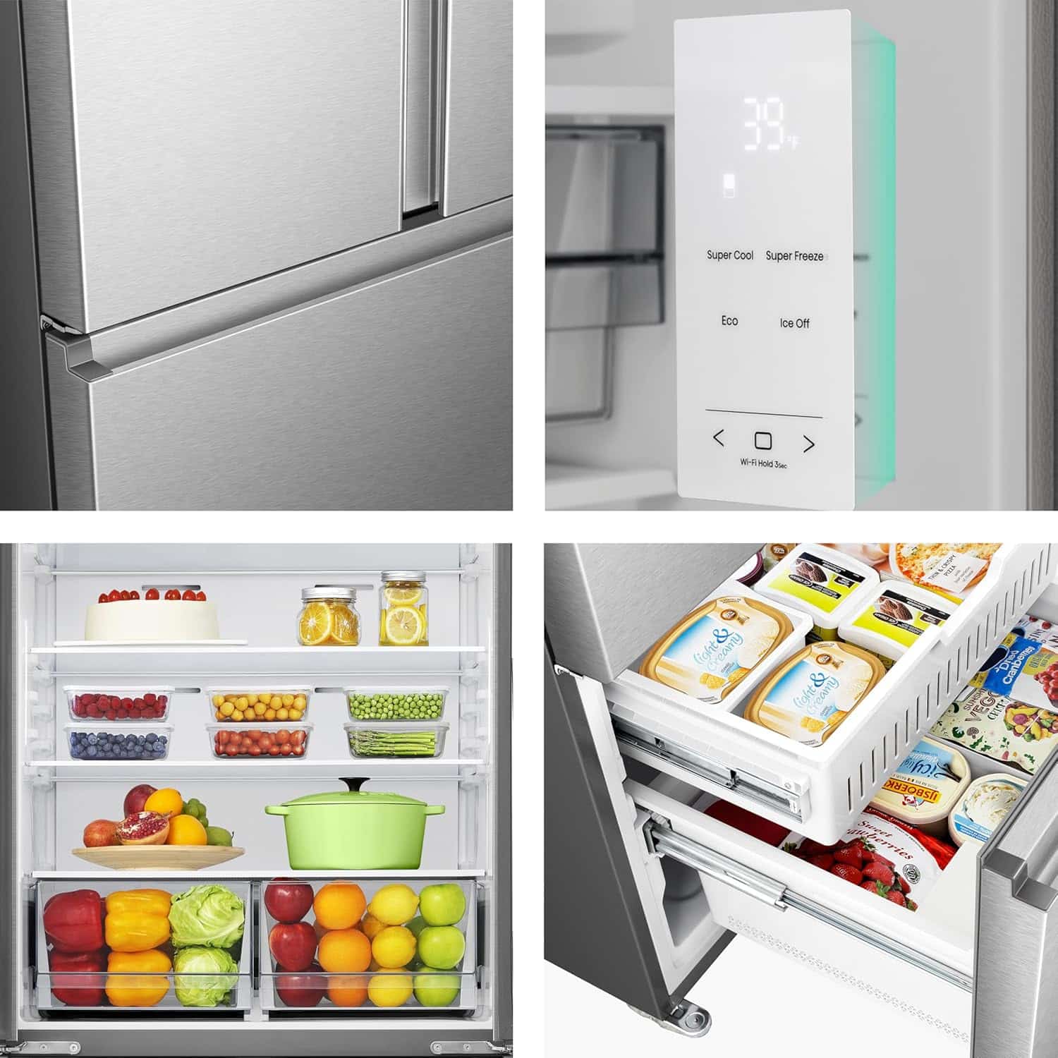 Refrigerador Hisense RF22N6FCX-3