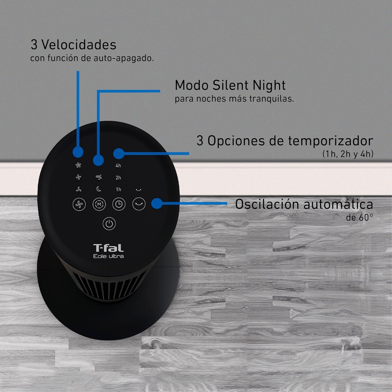 Ventilador de Torre T-Fal VF6870X0-2